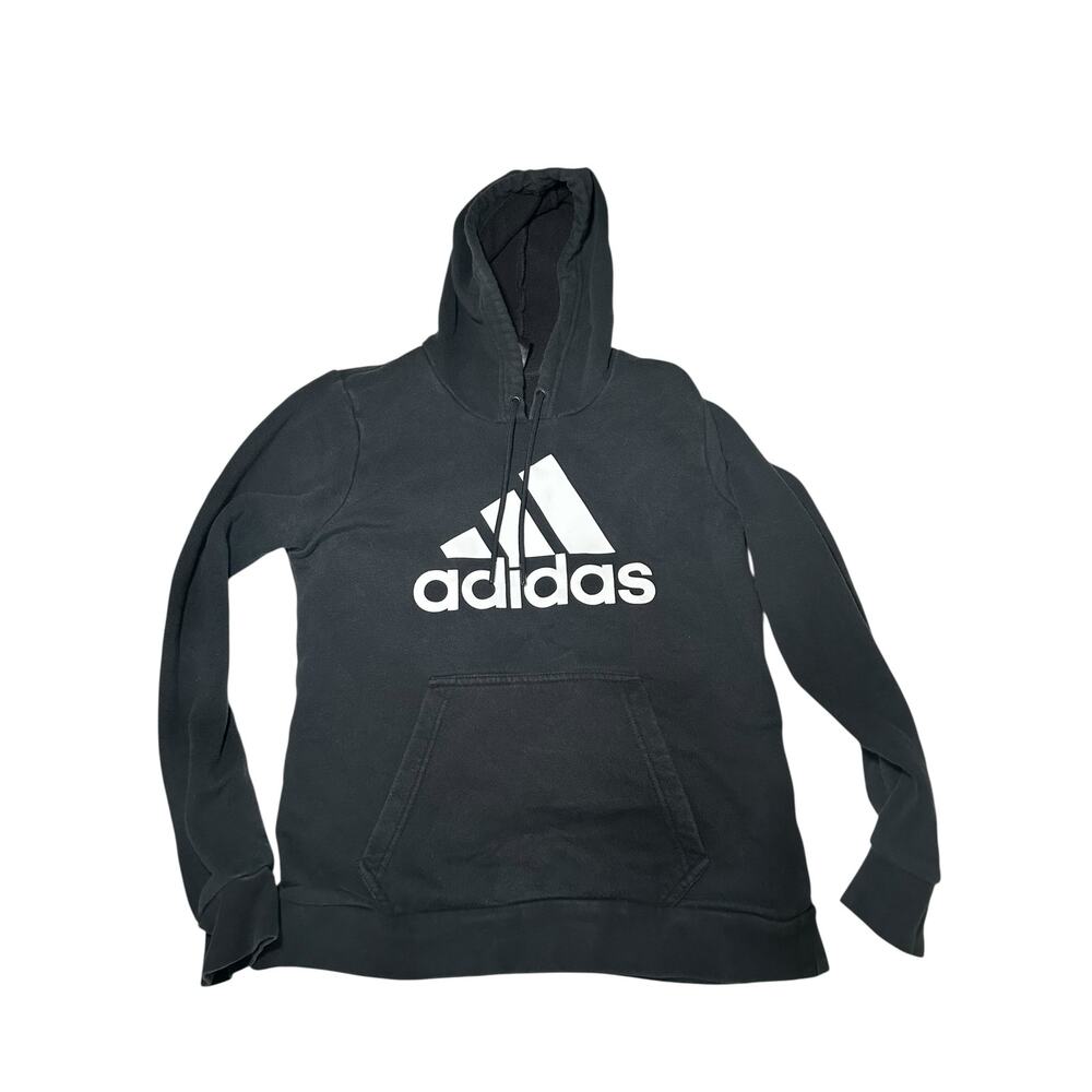 Adidas Golf Men’s Black Pullover Hoodie Center Logo Size S Athletic Fit